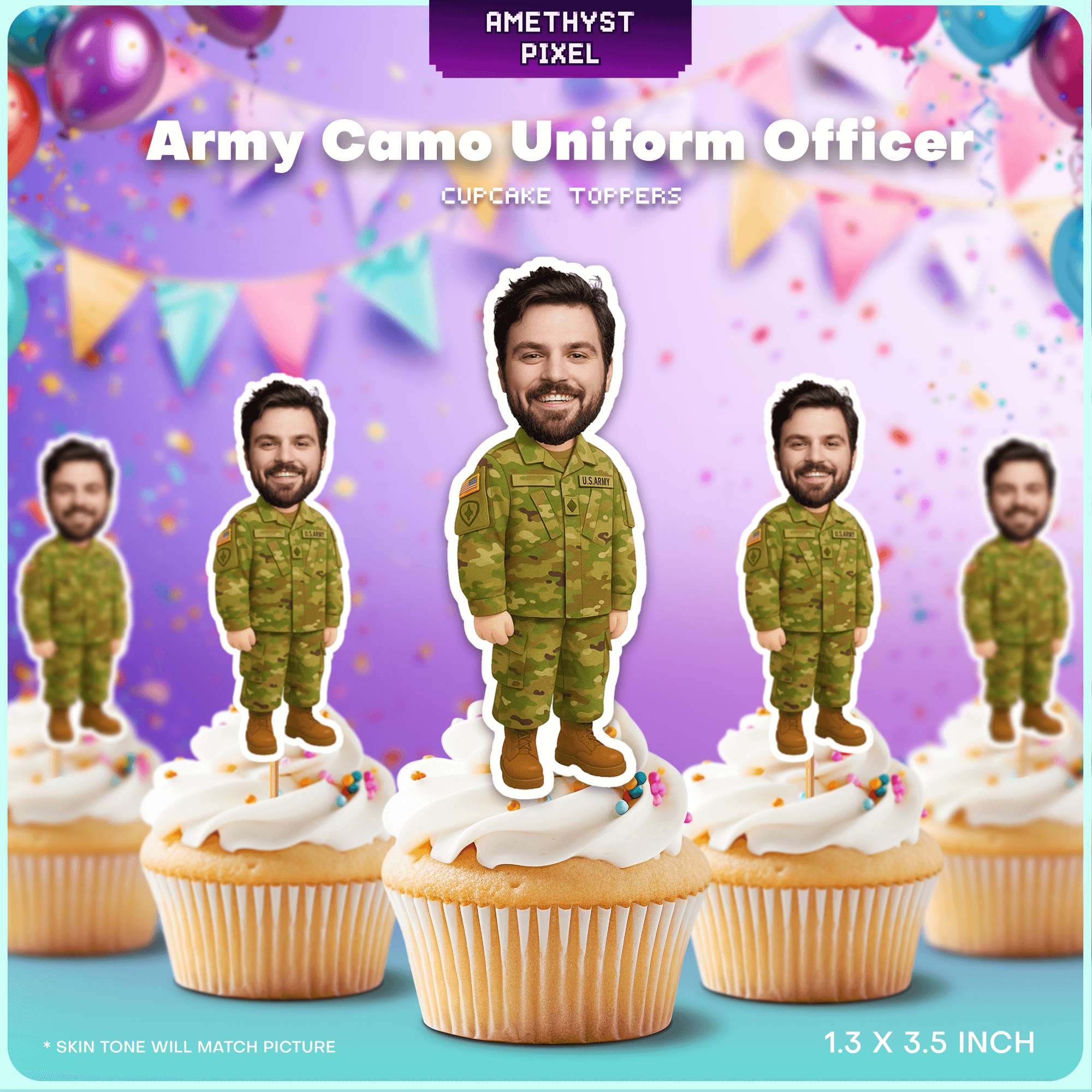Army Camo Uniform Officer