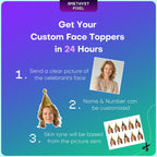 40th Birthday Cupcake Toppers