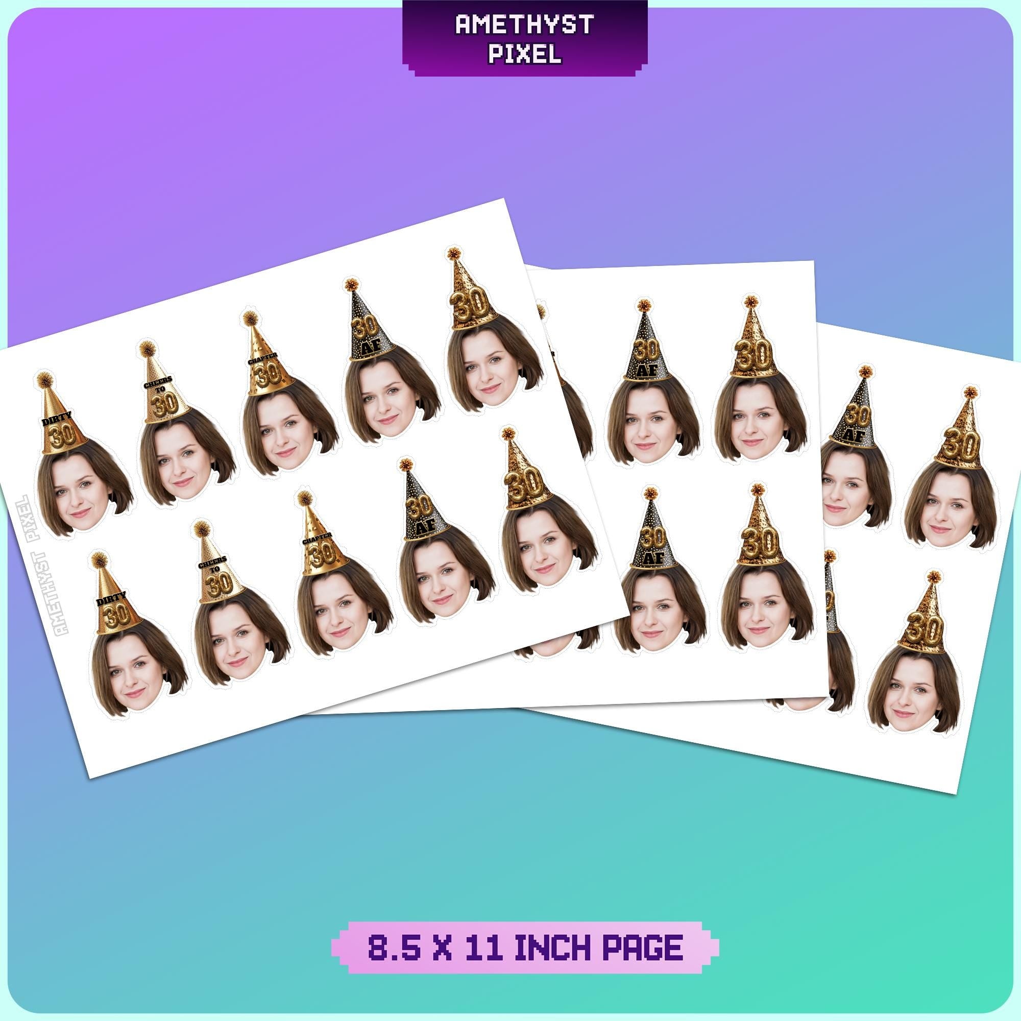30th Birthday Cupcake Toppers