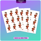 Football Cupcake Toppers: Kansas City Style (Customizable)